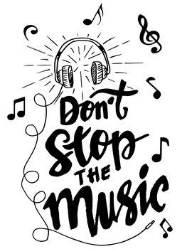Obraz na płótnie Dont Stop the Music