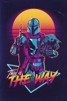 Póster - Star Wars The Mandalorian (On The Run) - EN STOCK