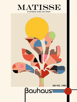 Illustration Bauhaus Deutschland Poster