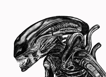 Εκτύπωση τέχνης Alien