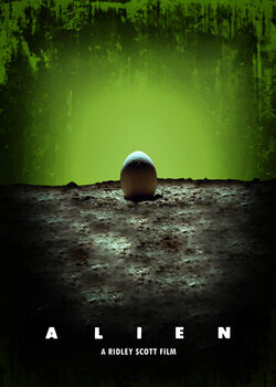 Druk artystyczny Alien Egg