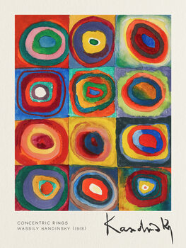 Umelecká tlač Concentric Rings - Wassily Kandinsky