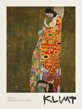 Illustration Hope II - Gustav Klimt
