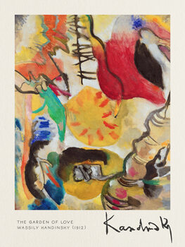 Canvastavla The Garden of Love - Wassily Kandinsky