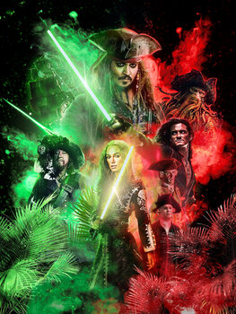 Art Poster Scifi pirates universe