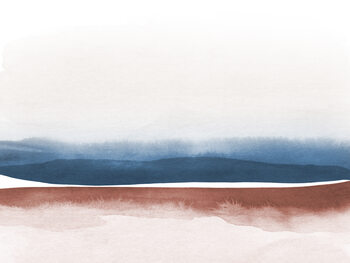 Ilustrácia Terracotta and blue lands