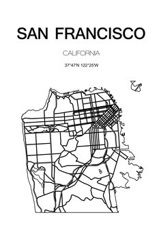 Mapa San Francisco Califoria