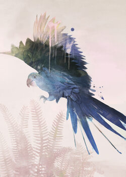 Canvas Print Blue Parrot