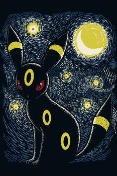 Kunstplakat Moonlight Night