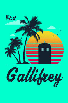 Konsttryck Visit Gallifrey