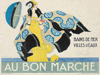 Illustration Au Bon Marché (Art Nouveau Vintage)