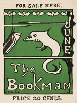 Ilustracja The Bookman Advert (Aquatic Vintage)