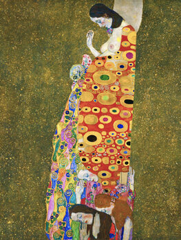 Ilustrace Hope (Female Nude) - Gustav Klimt