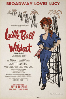 Ilustracja Lucille Ball in Wildcat (Vintage Theatre Production)