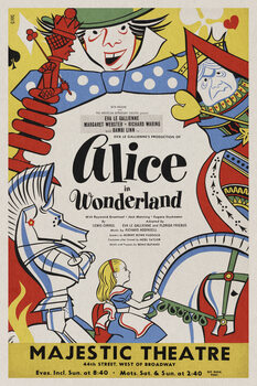 Ilustração Alice in Wonderland, 1947 (Vintage Theatre Production)