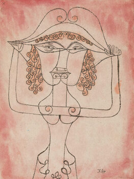 Ilustrace Singer of the Comic Opera - Paul Klee