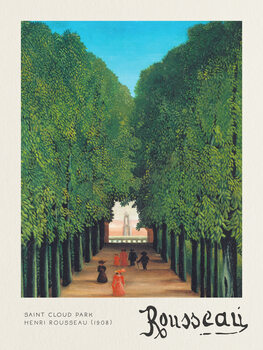 Obraz na plátně Saint Cloud Park - Henri Rousseau