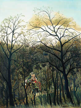 Illustration Rendezvous in the Forest - Henri Rousseau