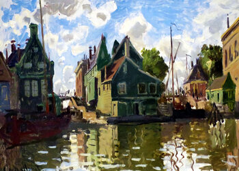 Ilustrace Monet Canal at Zaandam
