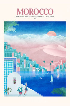 Ilustrace Emel Tunaboylu - Travel Morocco