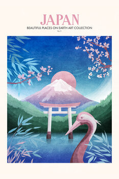 Ilustrace Emel Tunaboylu - Travel Japan