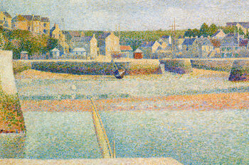 Canvas Print The Outer Harbor (Traditional Seaside Landscape) - Georges Seurat