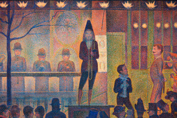 Canvas Print Circus Sideshow - Georges Seurat