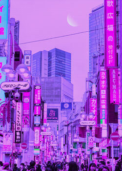 Ilustrace Japanese street