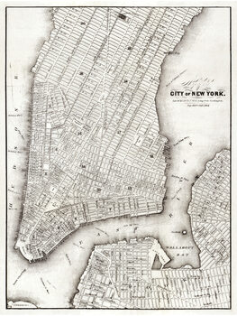 Map Old map of New York