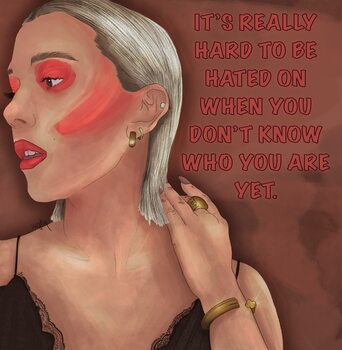 Art Poster Millie Bobby Brown quote Millie