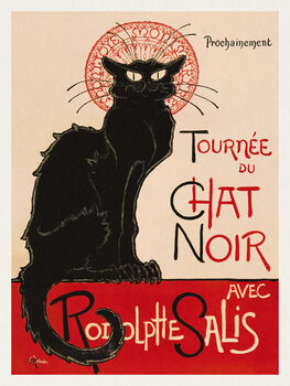 Ilustracja Tournée Du Chat Noir (The Black Cat) - Théophile Steinlen
