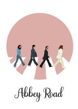 Ilustrácia Abbey Road Liverpool