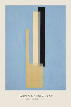 Illustration Konstruktion (Original Bauhaus in Pale Blue, 1920) - Laszlo / László Maholy-Nagy