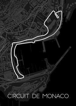 Druk artystyczny Circuit de Monaco