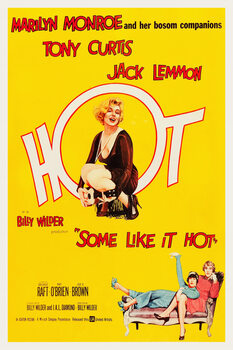 Ilustrace Some Like it Hot / Marilyn Monroe (Retro Movie)