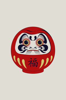 Ilustrácia Daruma Doll