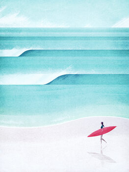 Ilustracja Surf Girl ii