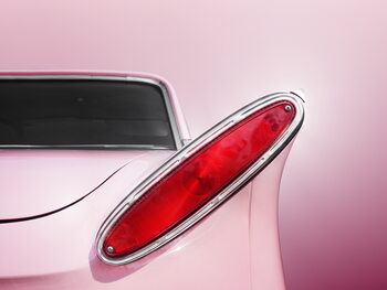 Art Photography US classic car 1961 Comet tail fin abstract