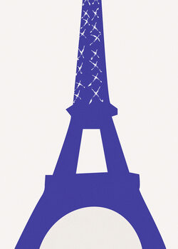 Ilustração Eiffel Bleu