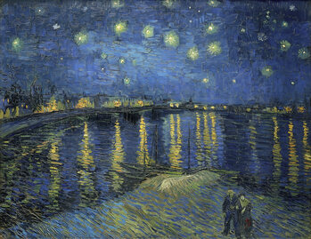 Stampa artistica Starry Night over the Rhone, 1888