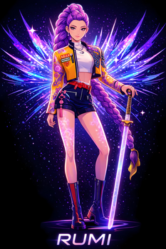 K-Pop Inspired Artwork Collection: IDOL MODE