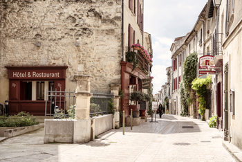 Umetniška fotografija Old Provencal Street in Uzès