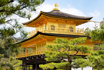 Konstfotografering Kinkaku-Ji Golden Temple II