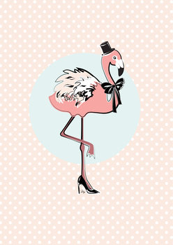 Ilustrare Flamingo