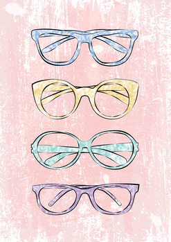 Illustration Pink Glasses