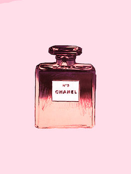 Illustration Chanel No.5 pink