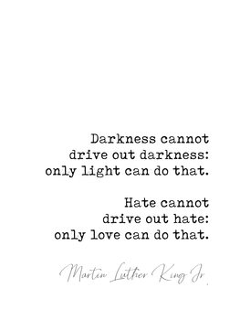 Canvas Print Quote Luther King jr.