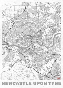 Mapa Newcastle Upon Tyne