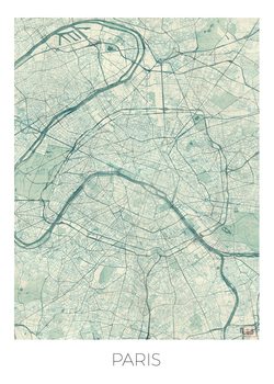 Zemljevid Paris