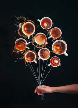 Kunstfotografie Coffee Balloons